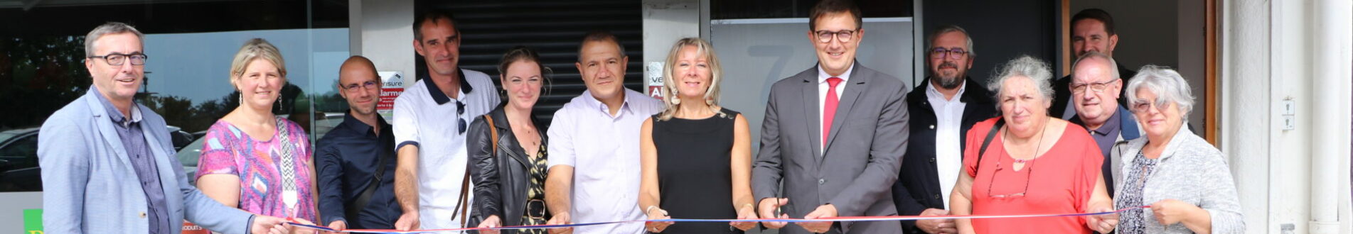 Inauguration Rives-en-Seine point d'accueil logement quai guilbaud