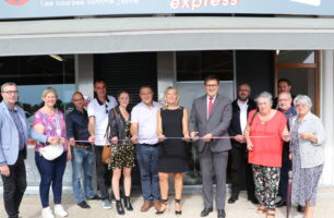 Inauguration Rives-en-Seine point d'accueil logement quai guilbaud